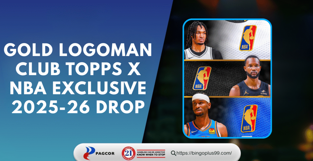 Gold Logoman Club Topps x NBA Exclusive 2025-26 Drop